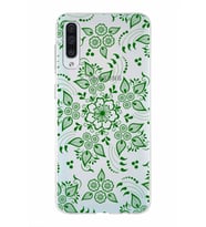 Samsung Galaxy A50  Kapak Nostalji Desen Tasarımlı Şeffaf Silikon Kılıf
