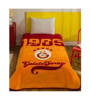 Taç Lisanslı Galatasaray Şampiyon 25 Tek Kişilik Battaniye 160 x 220 (Çok Renkli)