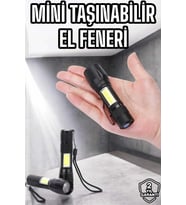 Işıldak El Feneri Kamp Lambası Mini Taşınabilir Acil Durum Lambası Fener Led Işık - Lisinya
