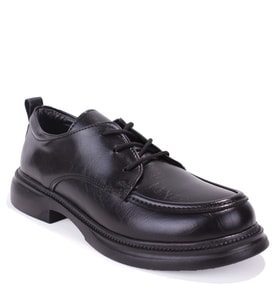 Dagoster DZA07-8892550 Siyah Günlük Bağcıklı Loafer  Kadın Ayakkabı