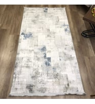 Hoom Rugs Thema 9404 Mavi Modern Halı (Açık Gri - Mavi)