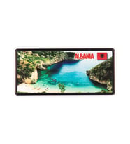 Arnavutluk Temalı Plaka Magnet (Karışık)