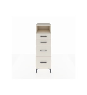 Kronos Dolap Tek Raflı 4 Çekmeceli 44x59x134 Aytaşı-Aytaşı
