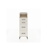 Kronos Dolap Tek Raflı 4 Çekmeceli 44x59x134 Aytaşı-Aytaşı