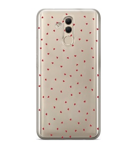Huawei Mate 20 Lite Uyumlu Baskılı Yumuşak Silikon Şeffaf Telefon Kılıfı