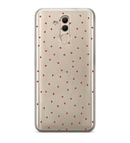 Huawei Mate 20 Lite Uyumlu Baskılı Yumuşak Silikon Şeffaf Telefon Kılıfı