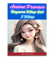 Anime Prenses Boyama Kitap Seti (3 Kitap)