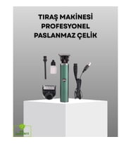 Mey İthalat® Profesyonel Şarjlı Tıraş Makinesi – 180 Dakika Kullanım, 2.5 Saat Hızlı Şarj, Evrensel
