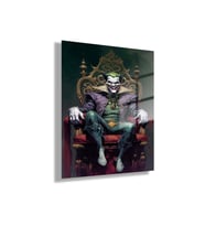 Temperli Gerçek Cam Tablo Film Karakteri The Joker Art