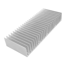 15cm x 6cm x 2.5cm Alüminyum Metal Soğutucu Blok Radyatör Peltier Isı Düşürücü Amfi Led Entegre