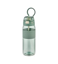 SHOTAY ŞEFFAF KAPAKLI ŞERİTLİ TRITAN MATARA TURKUAZ 800 ML.