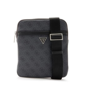 Guess MILANO CROSSBODY FLA Erkek Siyah Omuz Çantası HMEVZLP2223-BLA