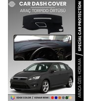 FORD FOCUS 2,5 (2008-2011) KAPAKLI Torpido Örtüsü Torpido Koruma Tam Uyum Kaymaz Kolay Montaj