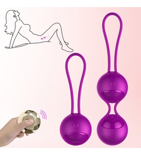 M3 - Şarjlı Uzaktan Kumandalı G-Spot ve Klitoris Uyarıcı Giyilebilir Vibratör Kegel Egzersiz Vajinal Top