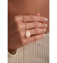 Kişiye Özel 925 Ayar Gümüş Minimalist Balerin Kolye (Gold)