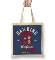 Stranger Things Hawkins Demogorgon Defence Bez Çanta Uzun Saplı