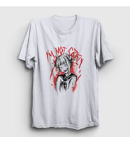Presmono Unisex Beyaz Himiko Toga V3 Anime My Hero Academia T-Shirt 359578tt