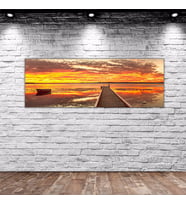 BK Home Manzara Panorama Kanvas Tablo 100x35cm-2