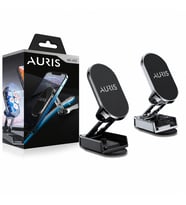 AURIS ARS-H10 Çift Katlanır Mıknatıslı Yapışkanlı Araç İçi Telefon Tutucu