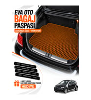 SMART FORFOUR (2004-2006) Uyumlu EVA Bagaj Paspası Araca Özel Taba
