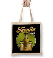 Cute Tequila Squad Margarita Drinking Drinkers Bez Çanta Uzun Saplı