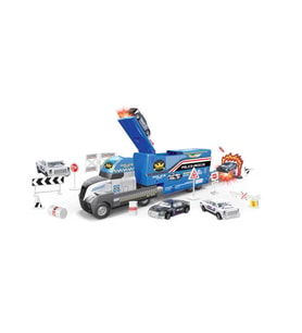 Maxx Wheels Transporter 2 Araçlı Polis Oyun Seti