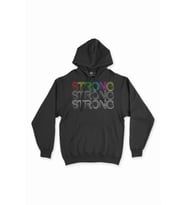 Strong Güçlü Siyah Sweatshirt Hoodie