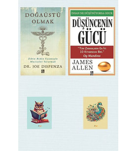 Doğaüstü Olmak - Joe Dispenza - Düşüncenin Gücü - James Allen - Diyojen Yayıncılık-Not Defterli Seti