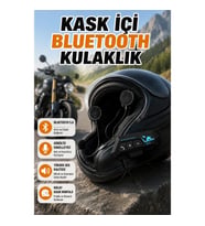 BT22 Kask İçi Bluetooth Kulaklık – Bluetooth 5.0 EDR ve Gürültü Önleyici Mikrofon
