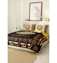 Çift Kişilik Nevresim Takımı Pamuklu Saten Kumaş 6 Parça 3D Dijital Baskı Duvet Cover Set Model.