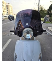 MOTOCAM SYM Fiddle IV 125 Ön Cam 2023-2024 Model 44cm Siyah Renkli APARATSIZ