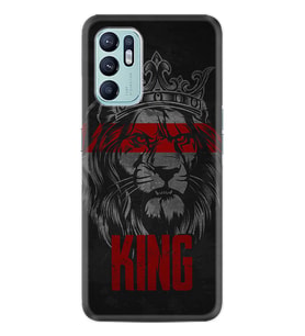 Oppo Reno 6 Kılıf Resimli Desenli Silikon Platinium Series King 1894