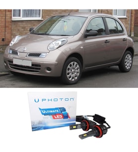 Nissan Micra Led Xenon Sis Far Ampulü H11 Ultimate Yeni Seri Beyaz 2003-2010
