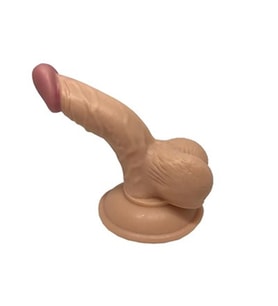 Lilitu Shop 13 cm Vantuzlu Realistik Penis Vajinal Dildo
