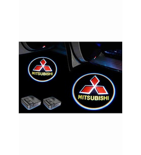 Mıtsubıshı Araçlar Için Pilli Yapıştırmalı Kapı Altı Led Logo