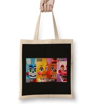 Fnaf Banner Rock Eat Party Play Banner Bez Çanta Uzun Saplı