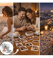 BK Gift Kişiye Özel Fotoğraflı 10x15 Klasik Fotoğraf Baskısı - 50 Adet (Beyaz)