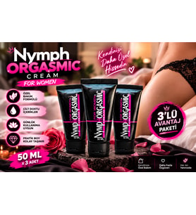 Nymphorgasmic For Women Kadınlara Özel Bakım Kremi 50 ML x3
