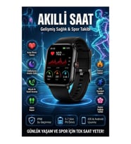 Akıllı Saat Wireless Şarj Özellikli GPS Takipli Müzik Dinleme ve Sesli Arama Destekli