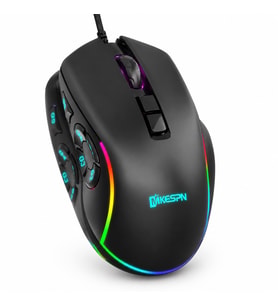 Rgb Mouse 12800 Dpi 10 Tuş Makro 1000Hz Siyah X9