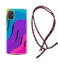Samsung a71 A72 A73 A7 A9 2018 C7 C9 Kılıf Boyun Asklı Rasta Silikon Renk Cümbüşü 1631