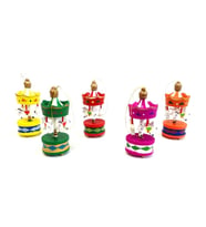 Mini Ahşap Atlı Karınca 1 adet (Karışık)