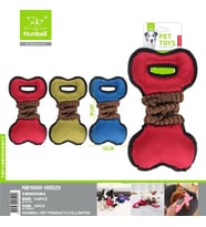 Nunbell Köpek Oyuncağı Kumaş Kemik