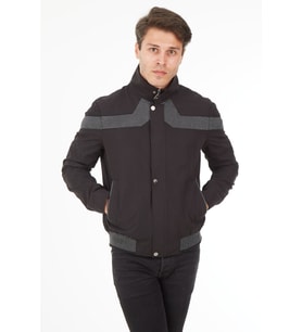 SPOSO 1090 TRİKO DETAYLI REGULAR KALIP BAHARLIK SPOR MONT