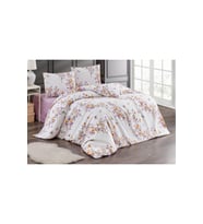 Çift Kişilik Nevresim Takımı 200x220cm 4 Yastık Kılıfı Lastikli Çarşaflı 180x200+25