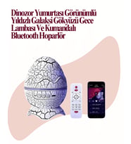 Uzaktan Kumandalı, USB Girişli, Döner Projektör Lamba