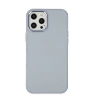 Apple iPhone 12 Pro Max Kılıf Asya Deri Silikon - Sierra Blue