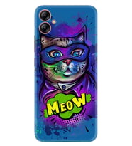 Samsung Galaxy A04E Kılıf Silikon Desen Özel Seri Super Meow 1715