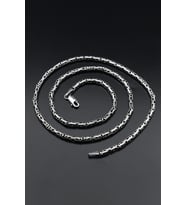 Erkek Gümüş 925 Ayar Kral Kolye Zincir Yuvarlak 3 MM 901689