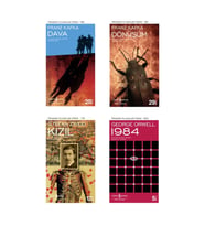 1984 + Dava + Dönüşüm + Kızıl- 4 Kitap Set - Iş Bankası Özel Set 1984 Kitabı